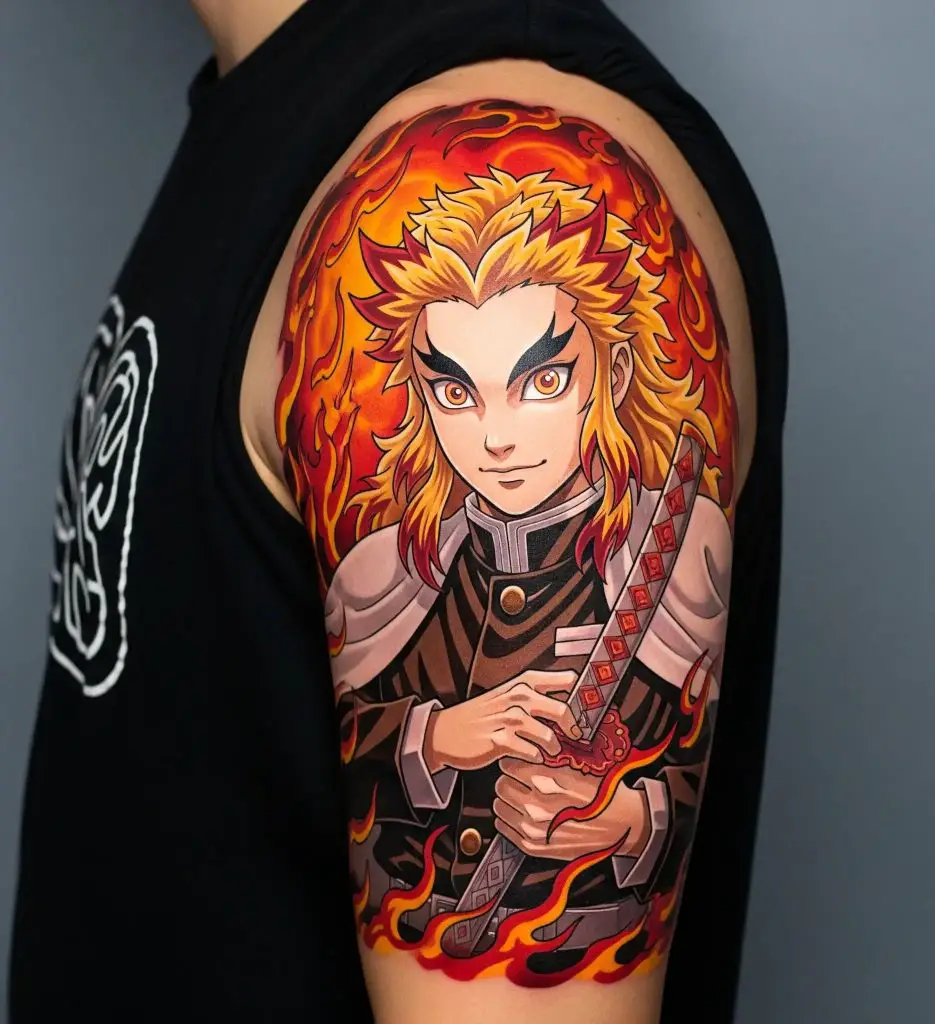 Fiery Rengoku Portrait
