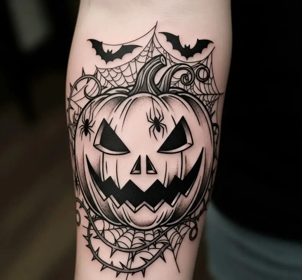 Gothic Blackwork Jack-o’-Lantern