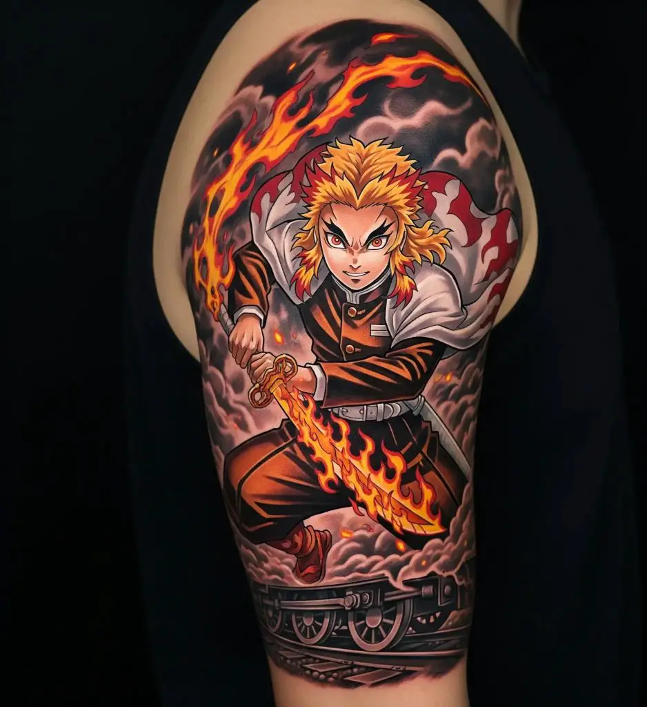Half-Sleeve Rengoku Scene