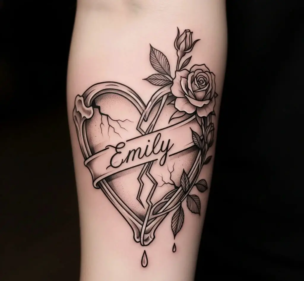 Heart-Shaped Frame with Emily Inside