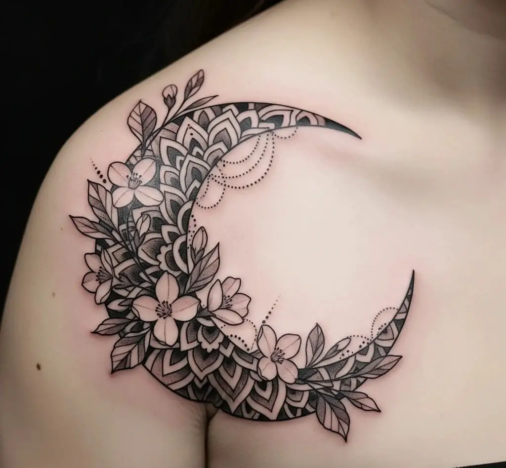 Jasmine Mandala Moon