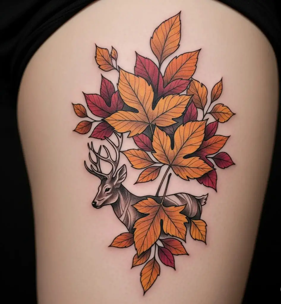 Leaves with Animal Shape Hidden Inside