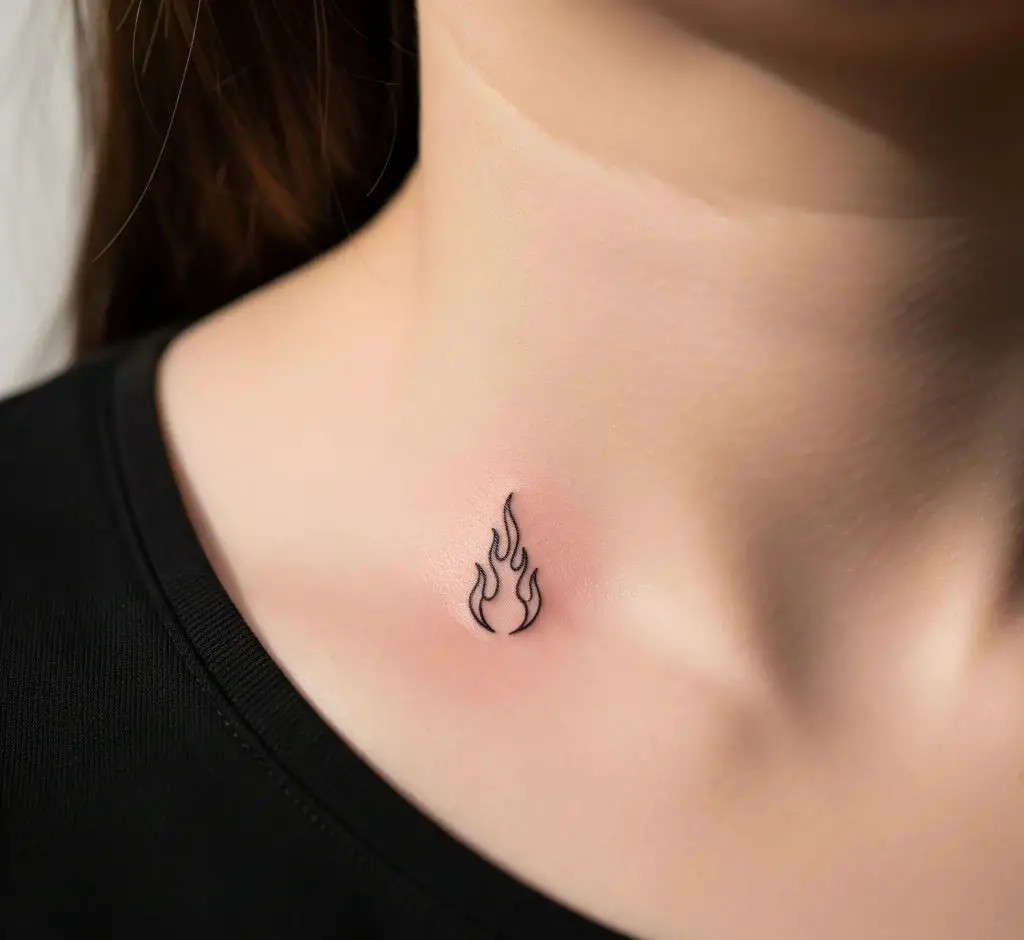 Minimalist Flame Mark
