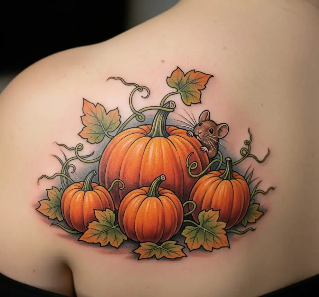 Pumpkin Patch Tattoo