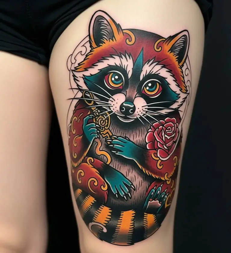 Raccoon Tattoo