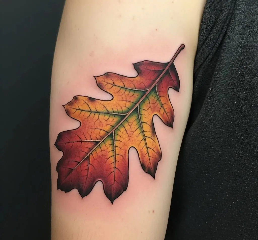 Realistic Oak Leaf