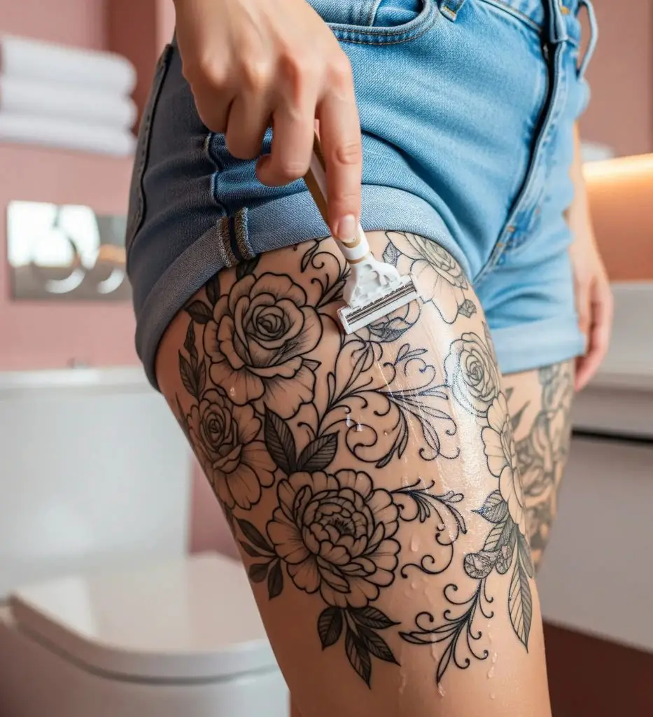 How to Prevent Razor Bumps on Tattooed Skin?