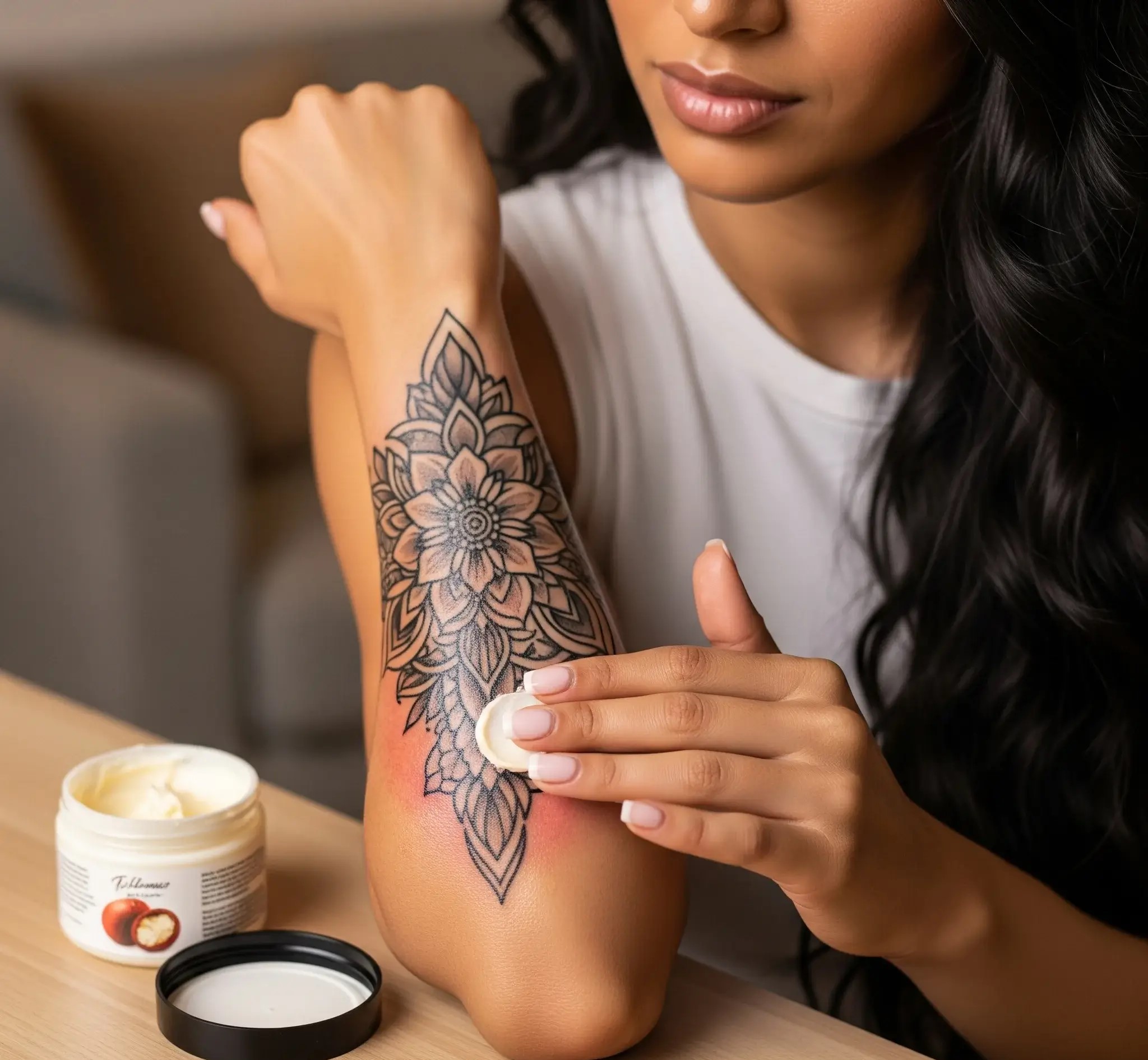 Shea Butter On My Fresh Tattoo