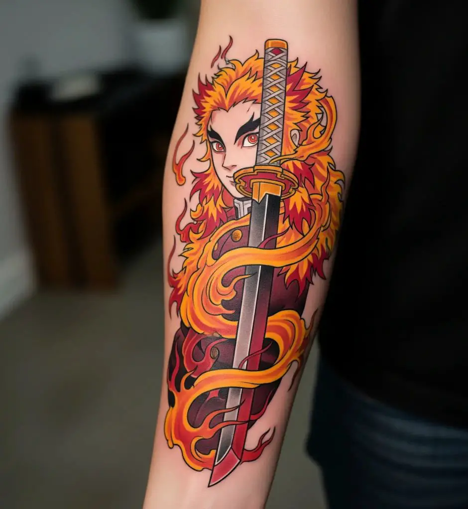 Fiery Rengoku Portrait