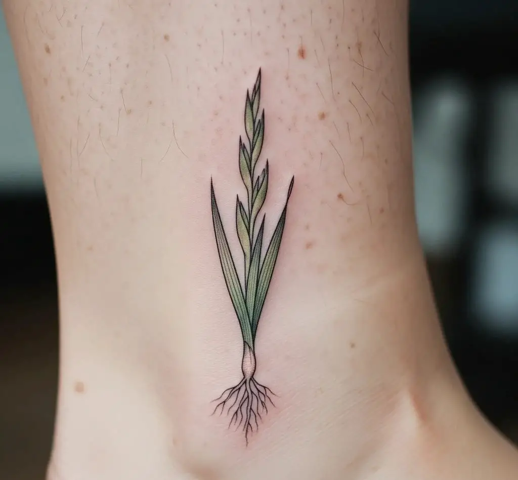 Tiny Gladiolus Sprout