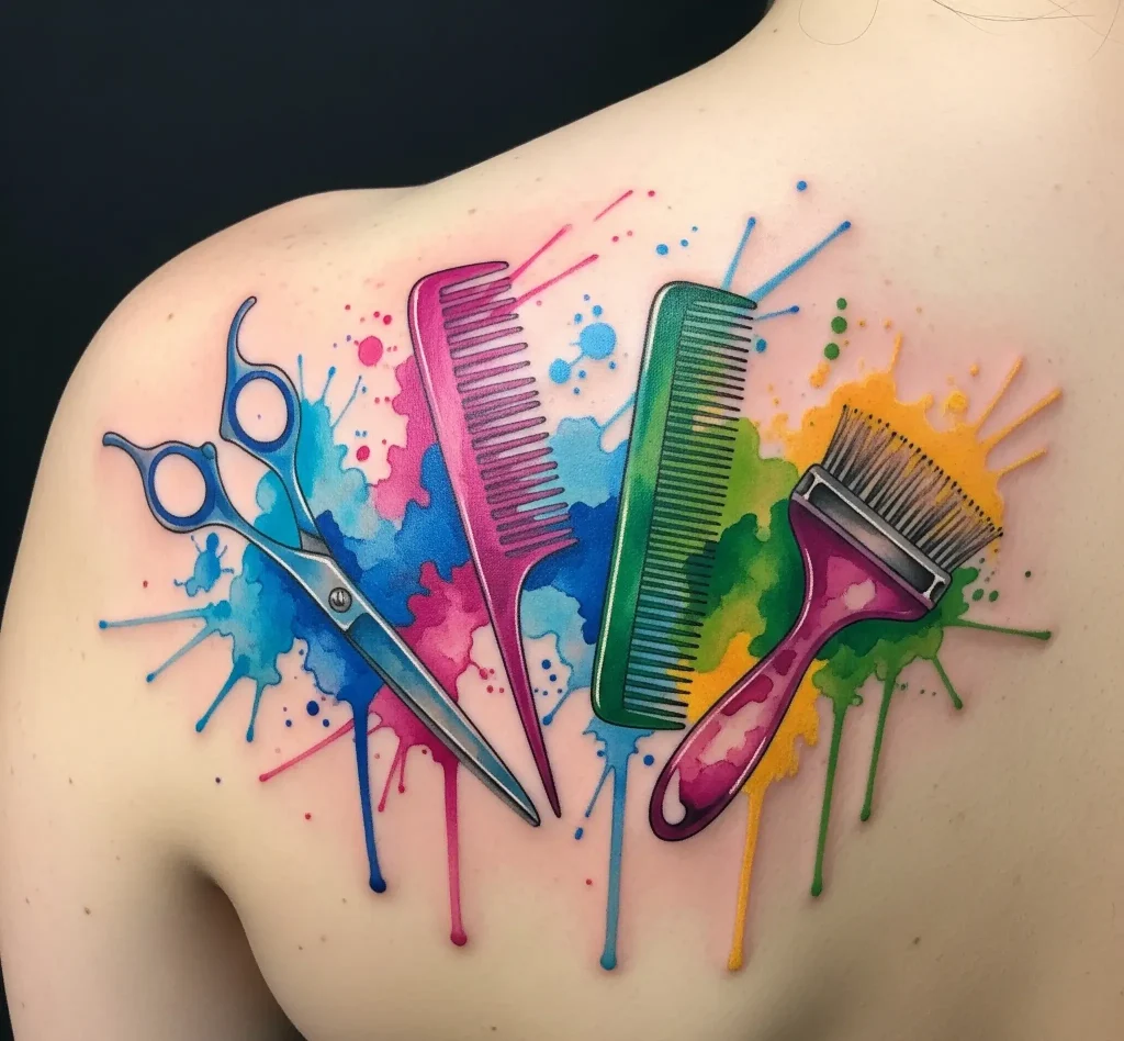 Watercolor Hair Tools