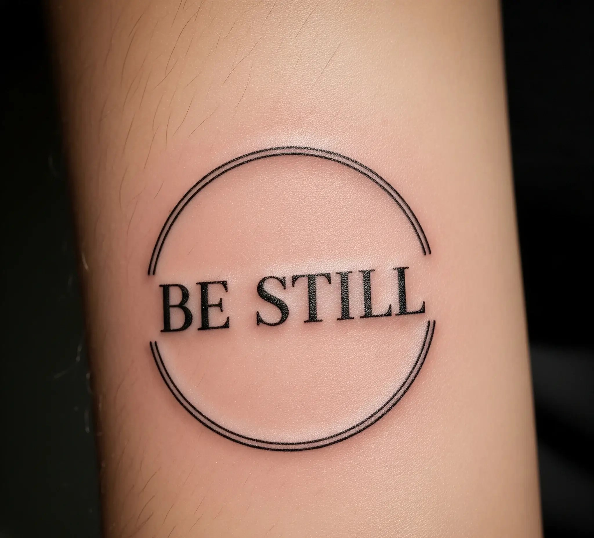 Be Still in a Circle Frame