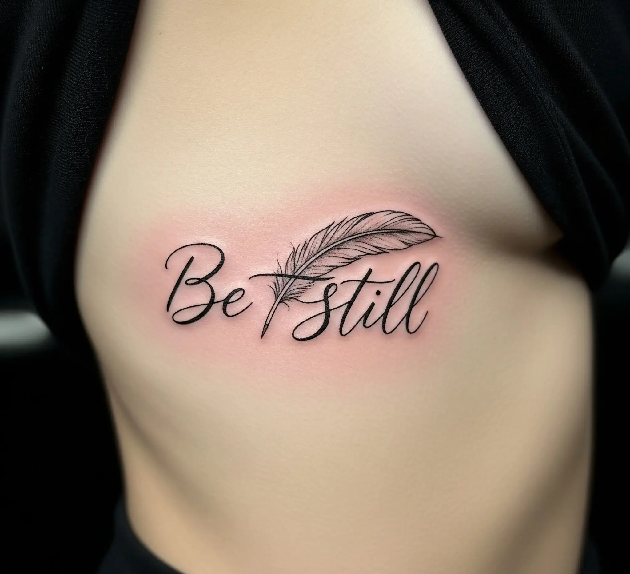 Be Still with a Feather Accent