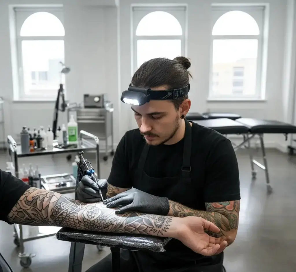 Headlamps That Reduce Eye Strain During Long Tattoo Sessions