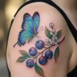 Blueberry and Butterfly