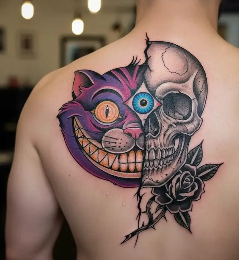 Cheshire Cat Tattoo