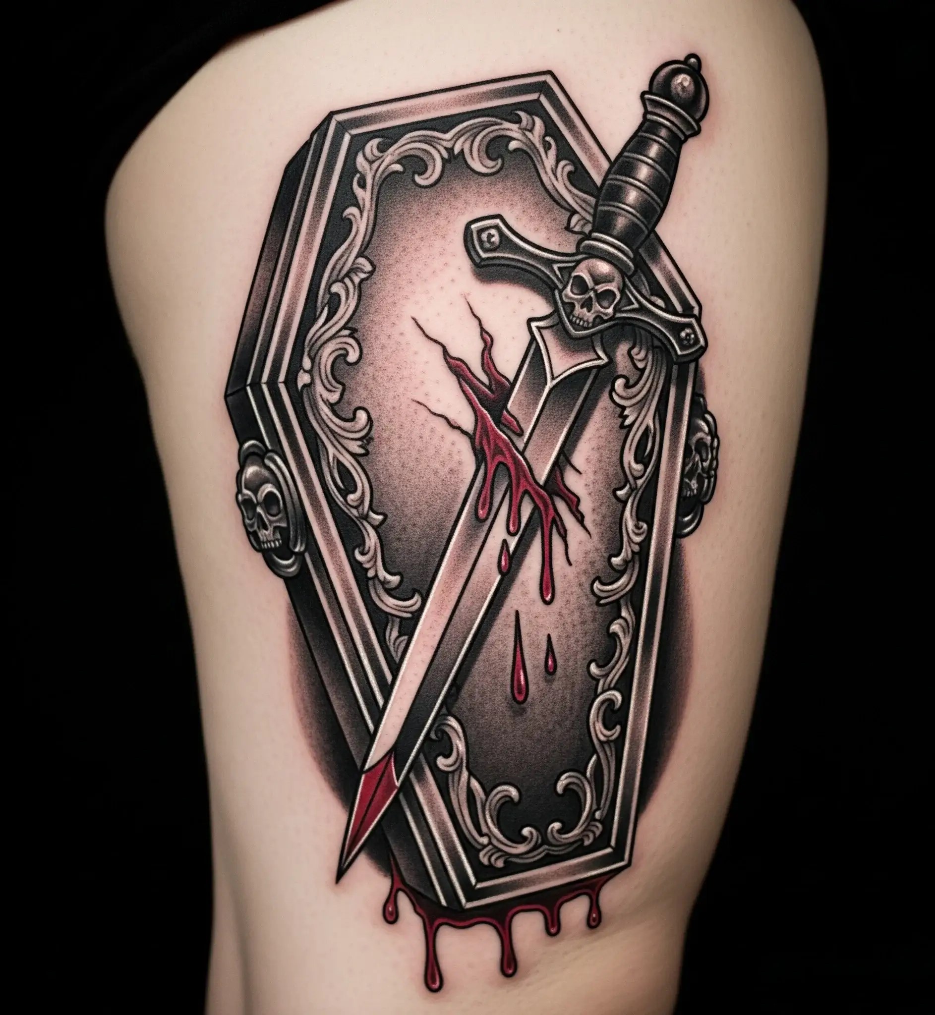 Coffin with a Dagger