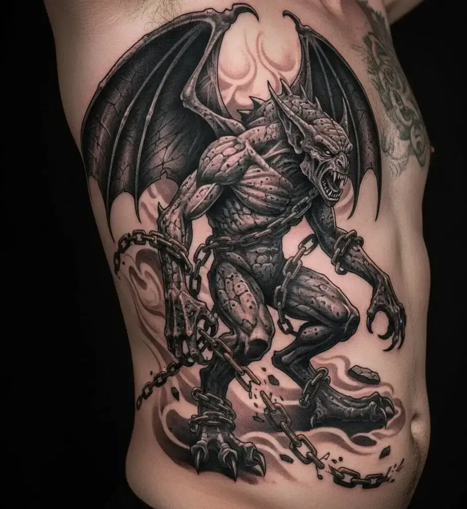 Gargoyle with Chains