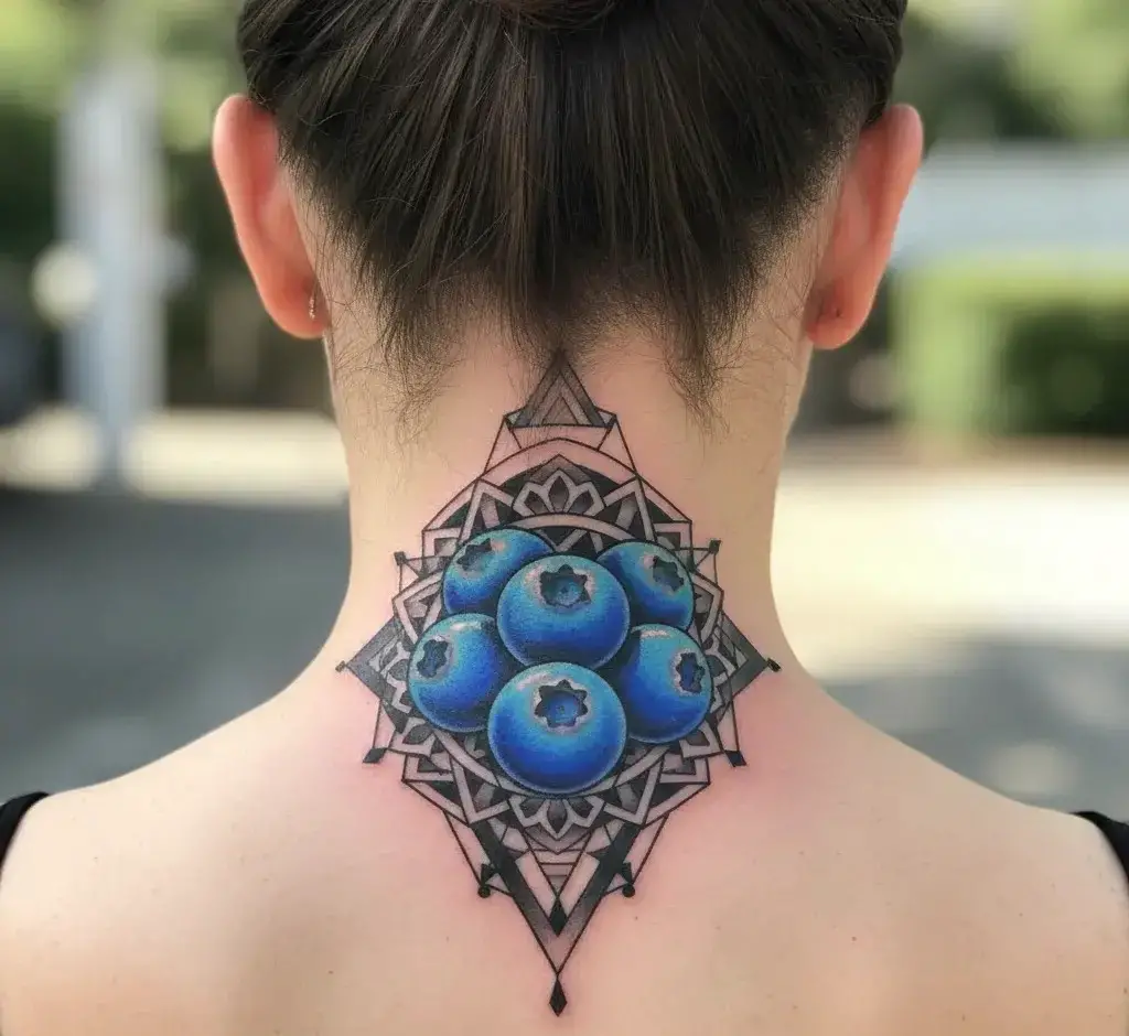 Geometric Blueberry Design
