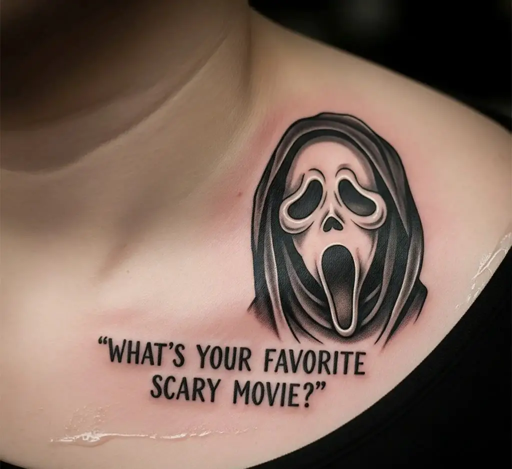 Ghostface With Text or Quote