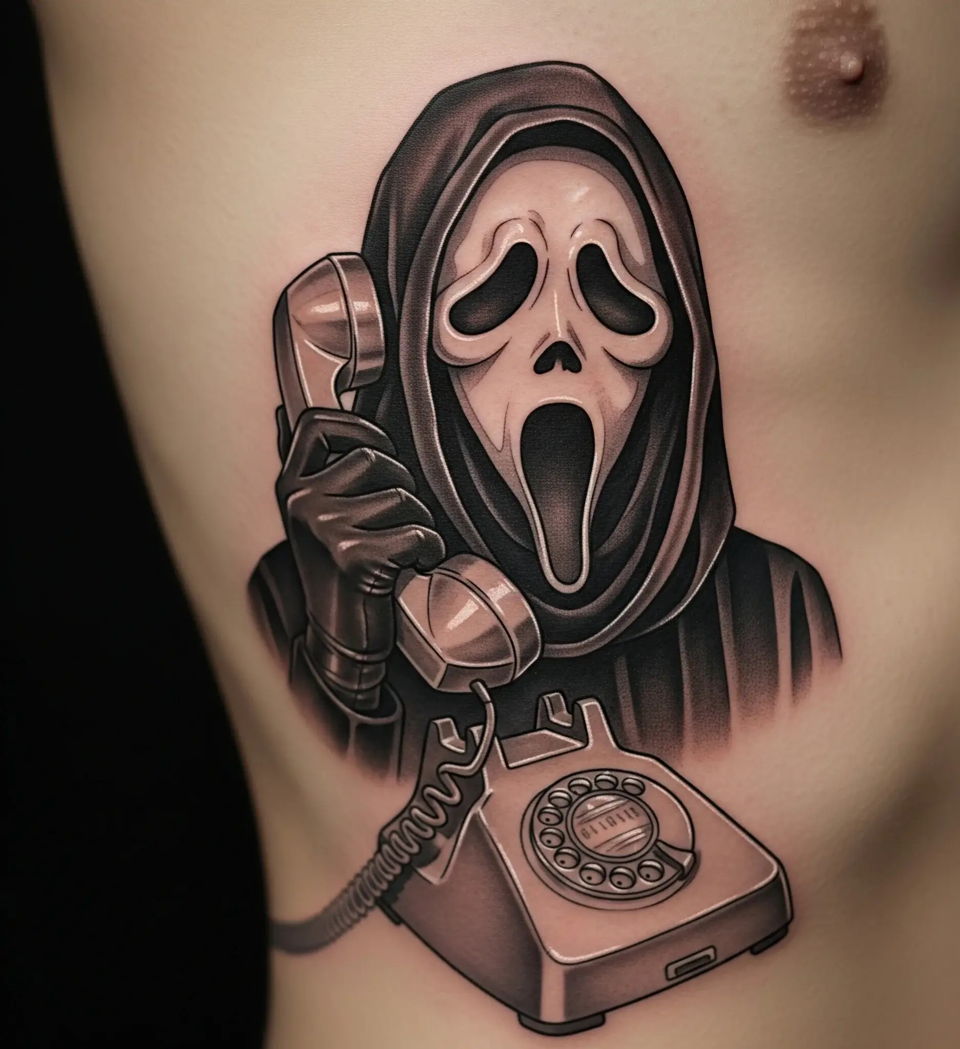 Ghostface With a Phone