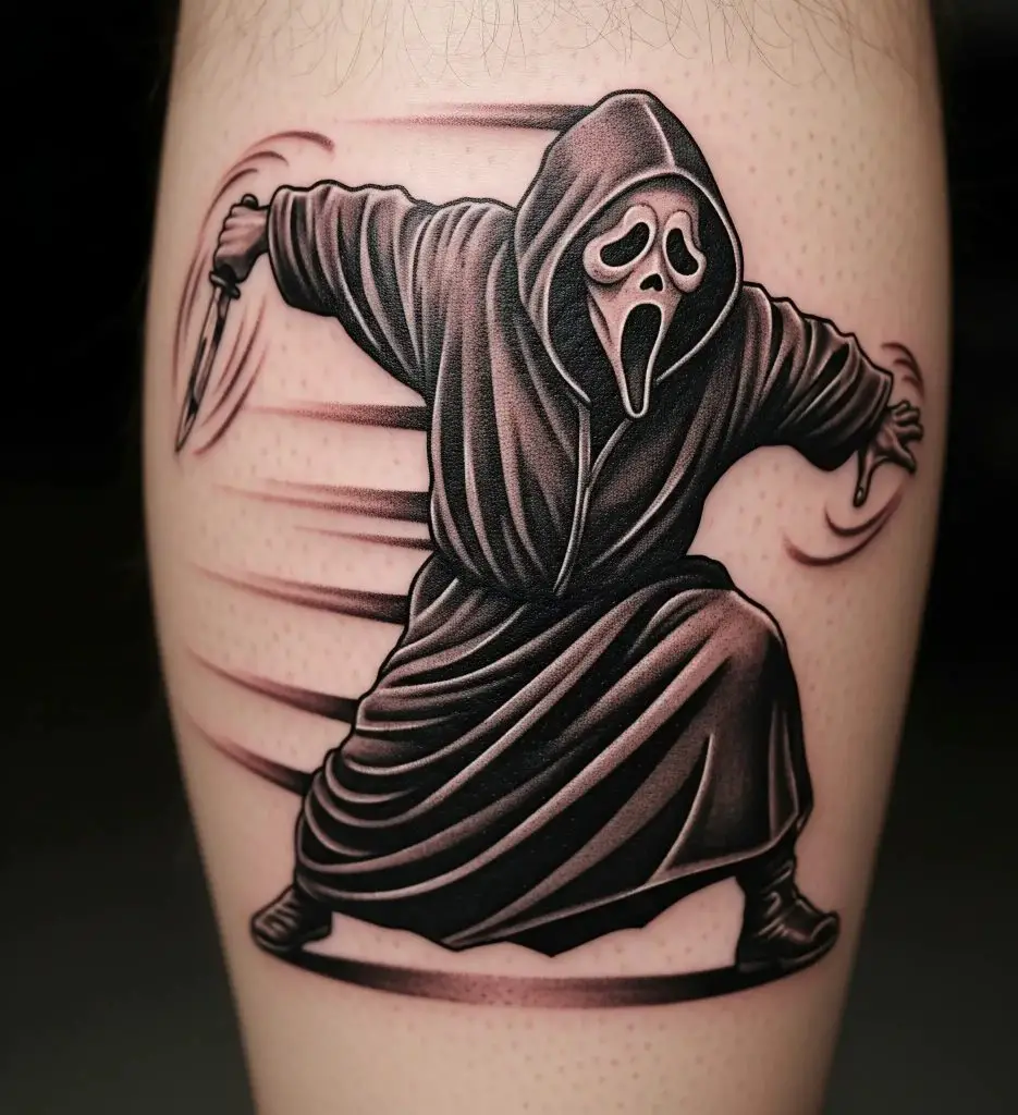 Ghostface in Action Pose