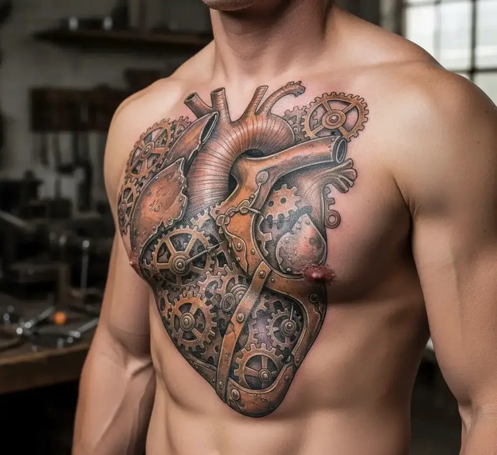 Heart with Clockwork Gears