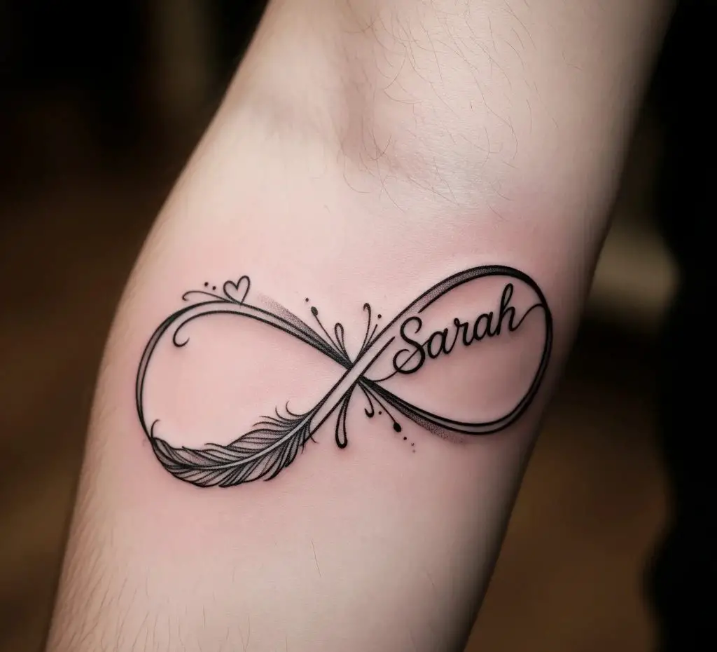 Infinity Symbol with a Name