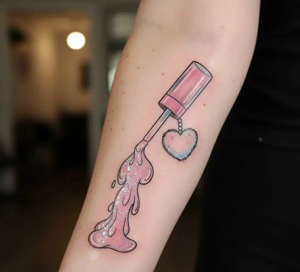 Lip Gloss Tattoo