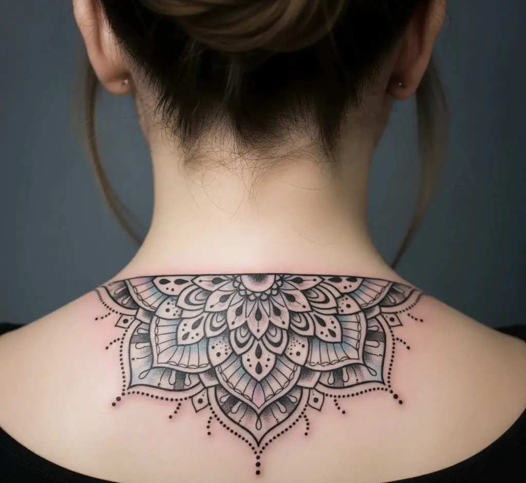 Mandala Half-Circle