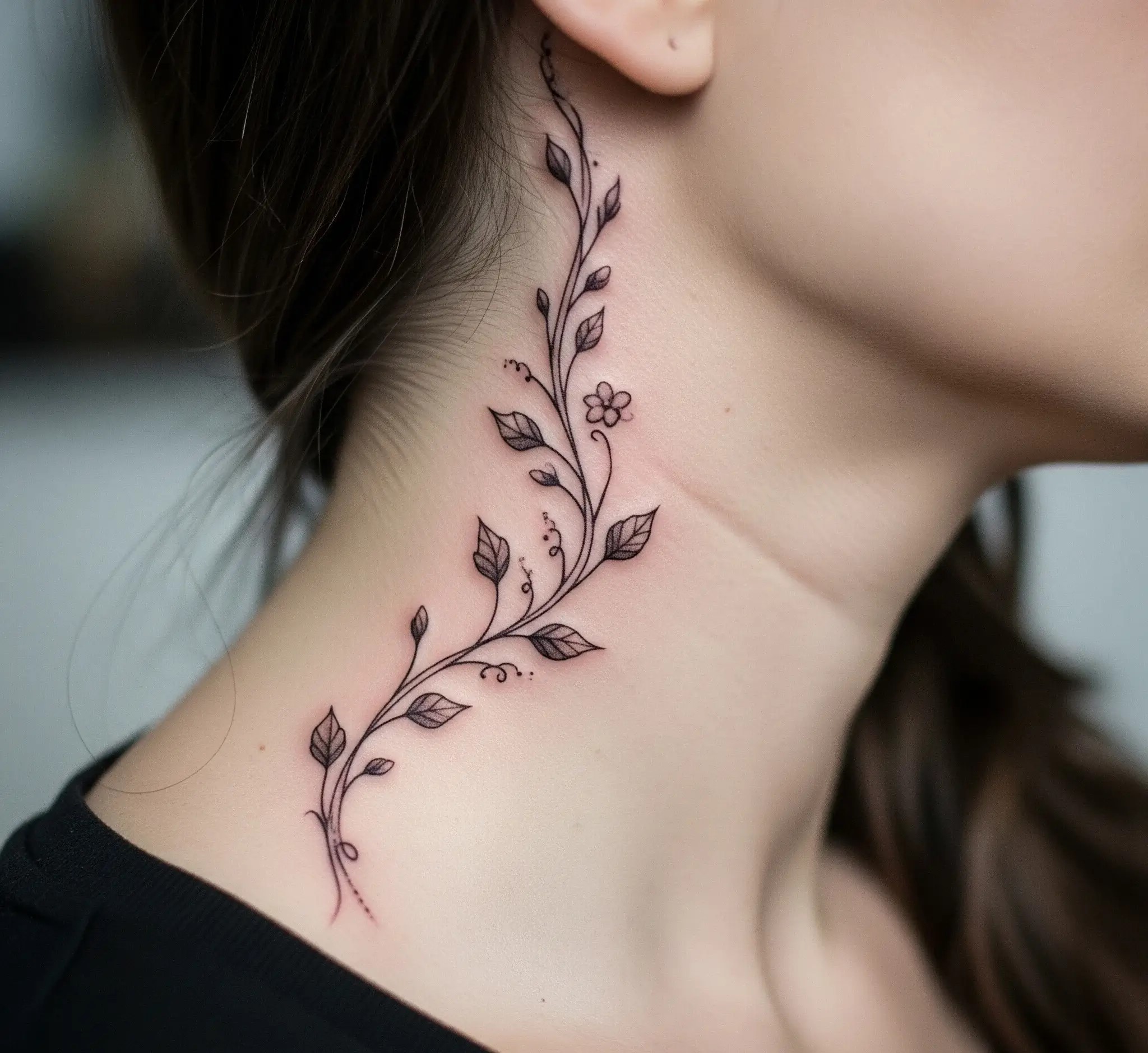 Minimalist Floral Vine