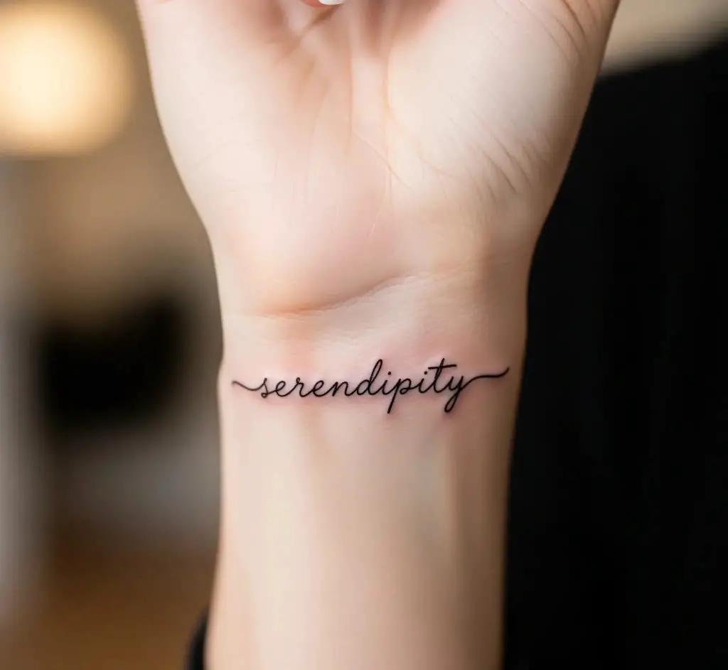Minimalist Script on the Wrist