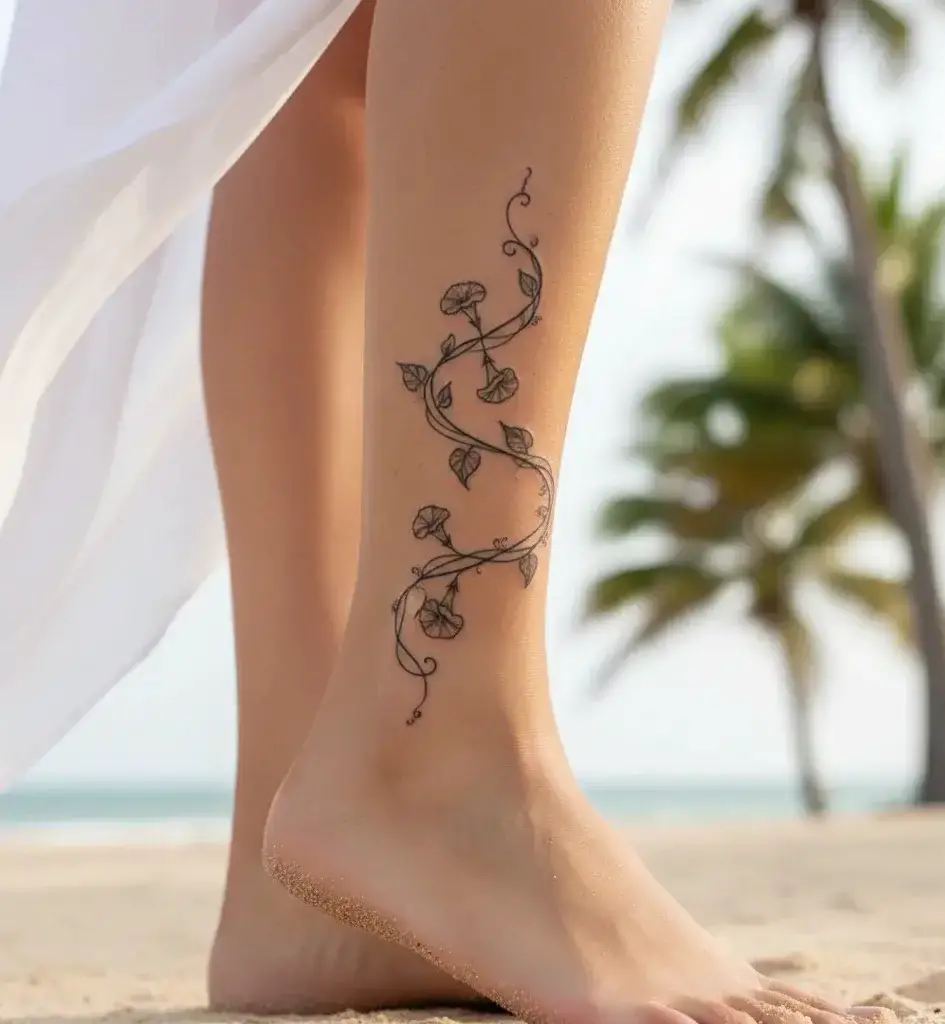Morning Glory Ankle Wrap