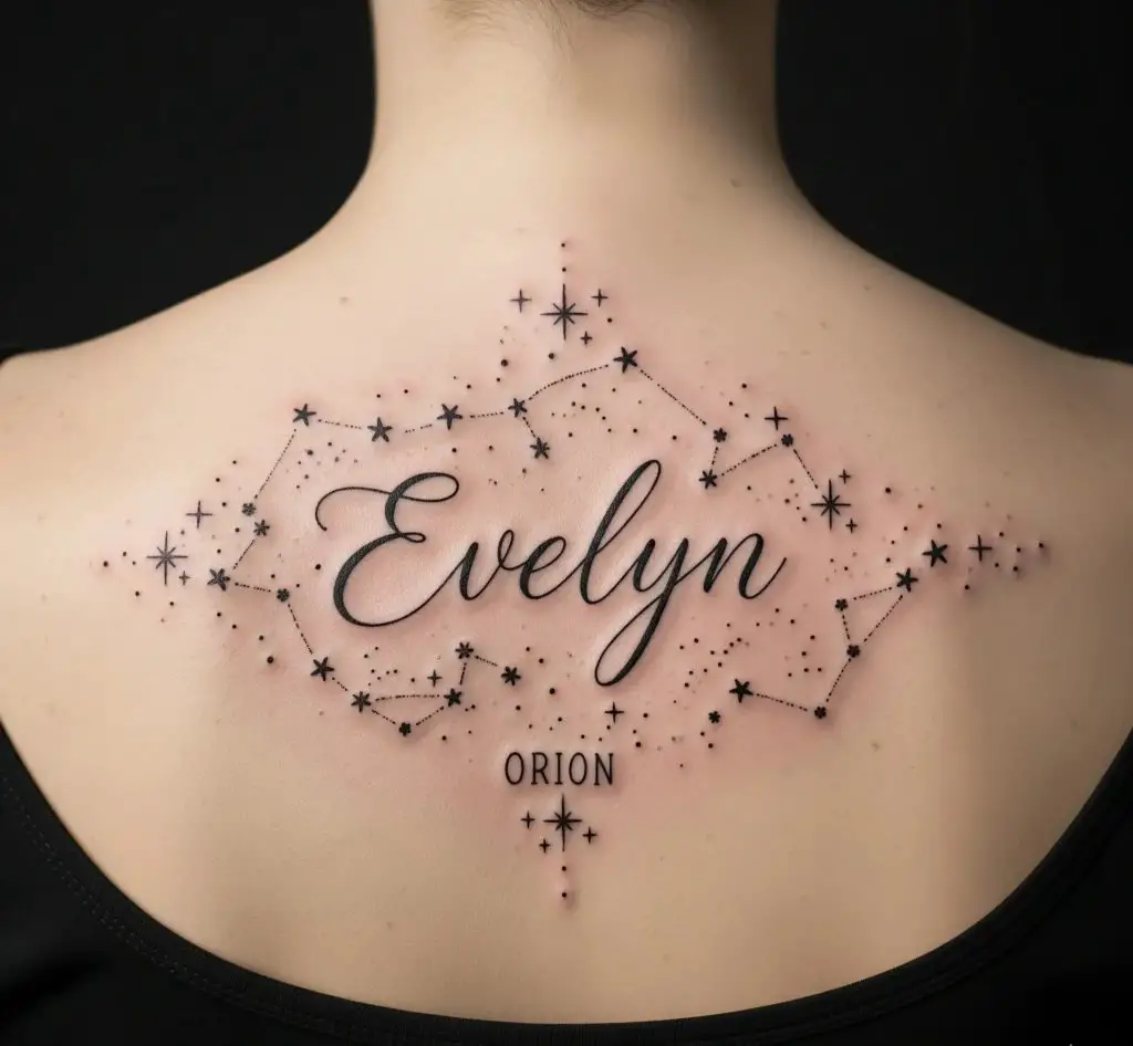 Name with Small Stars or Constellations