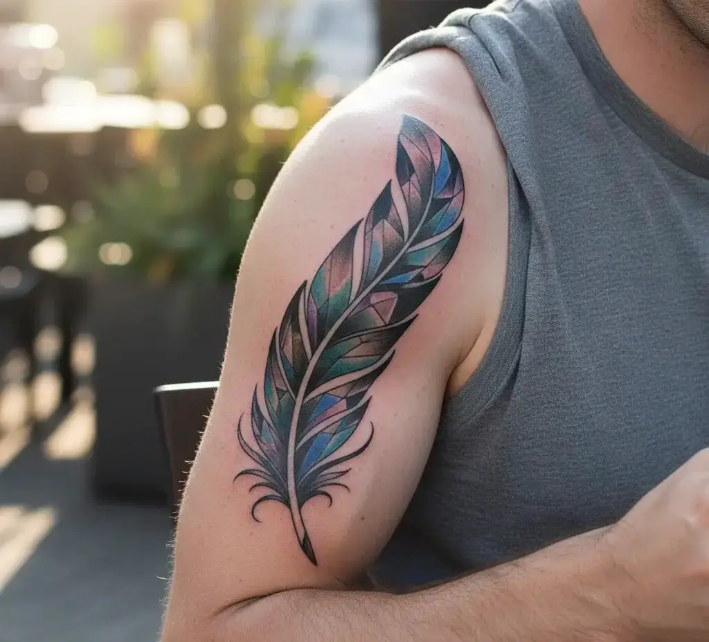 Peacock Feather Tattoo