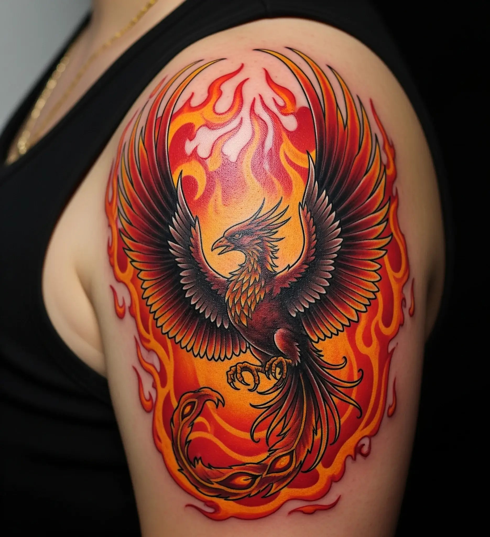 Phoenix Rising Tattoo