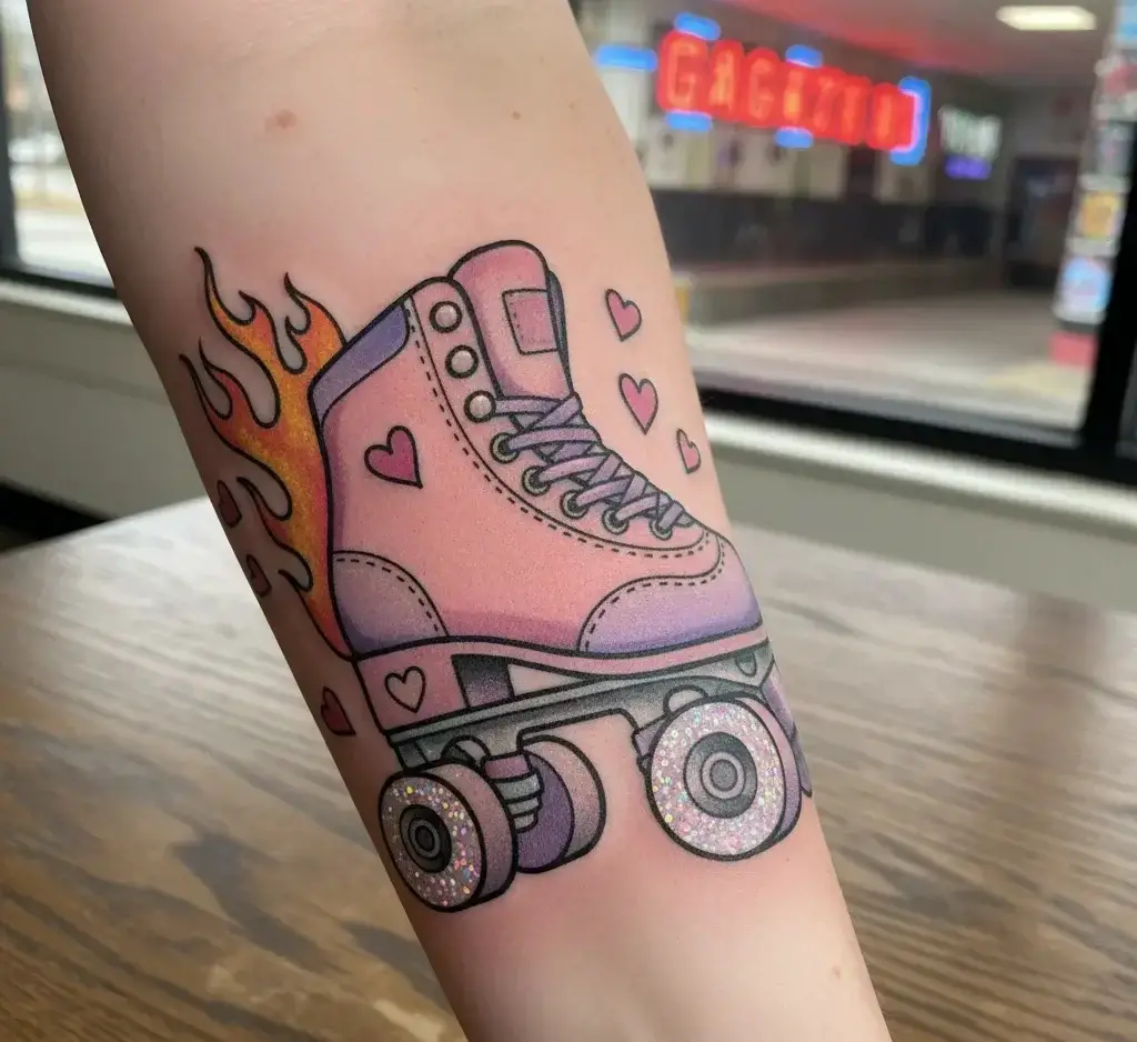 Roller Skate Tattoo