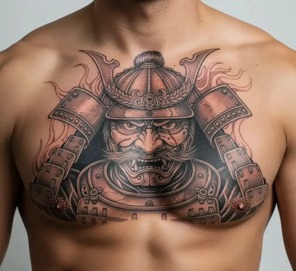 Samurai Warrior Portrait