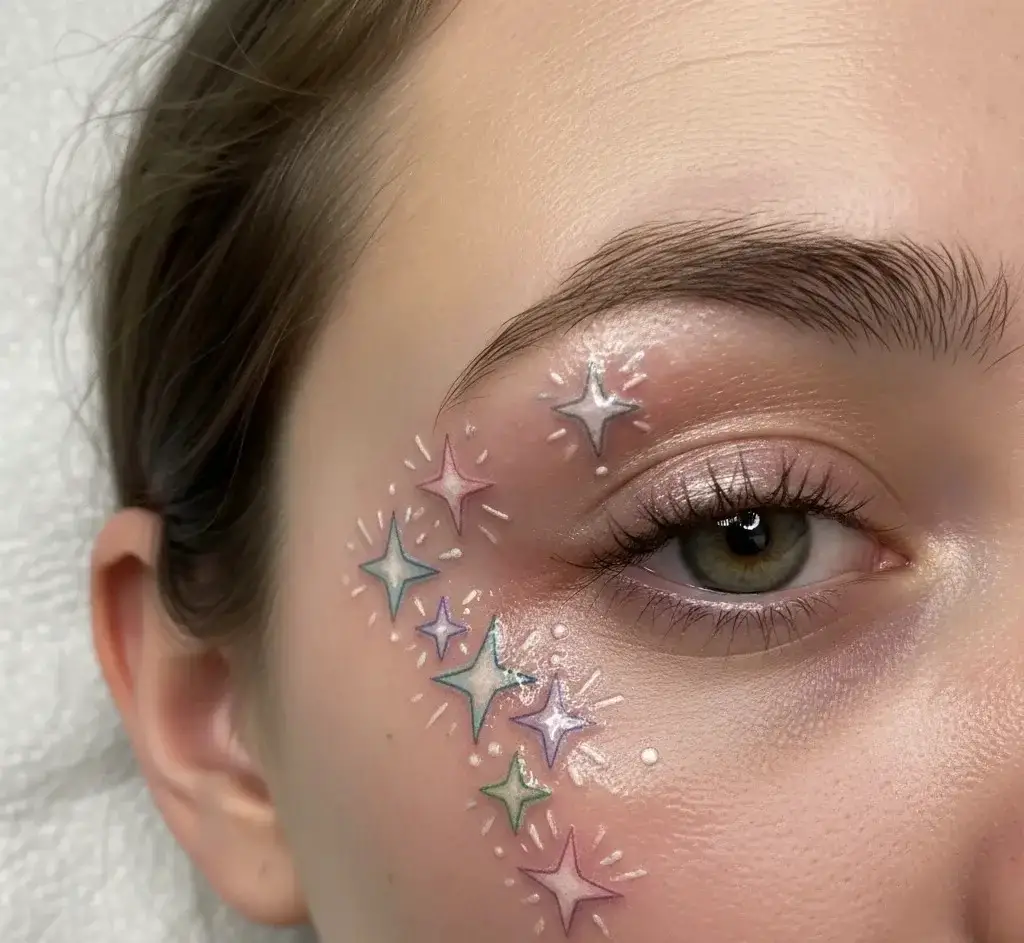 Sparkle Star Cluster Tattoo