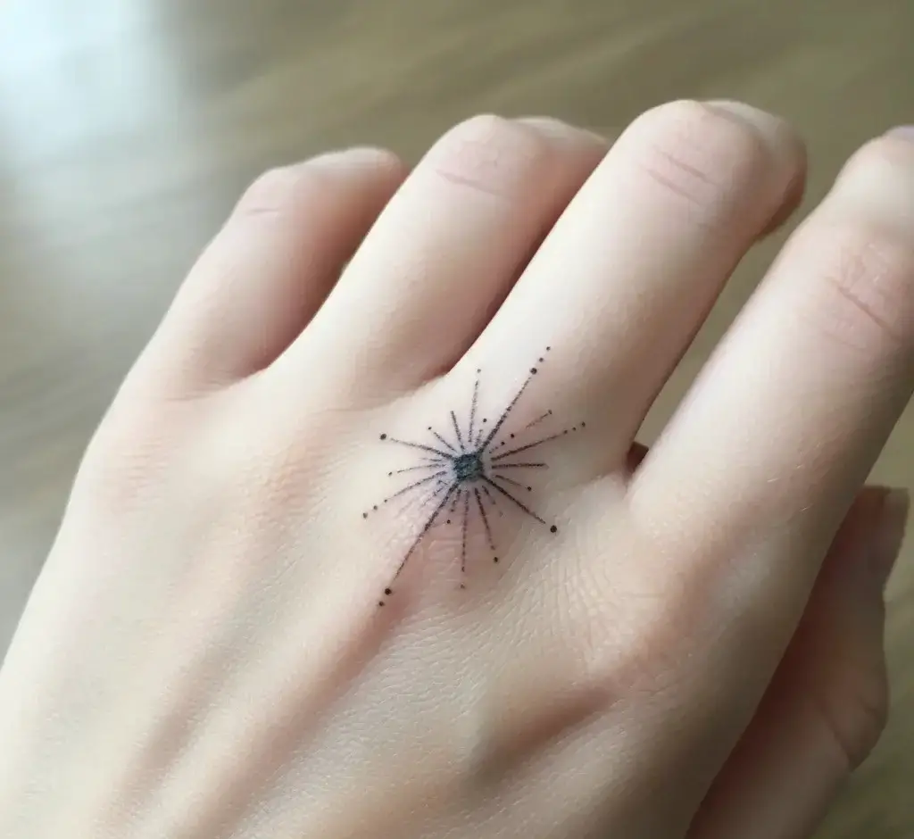 Starburst Around a Mole or Freckle