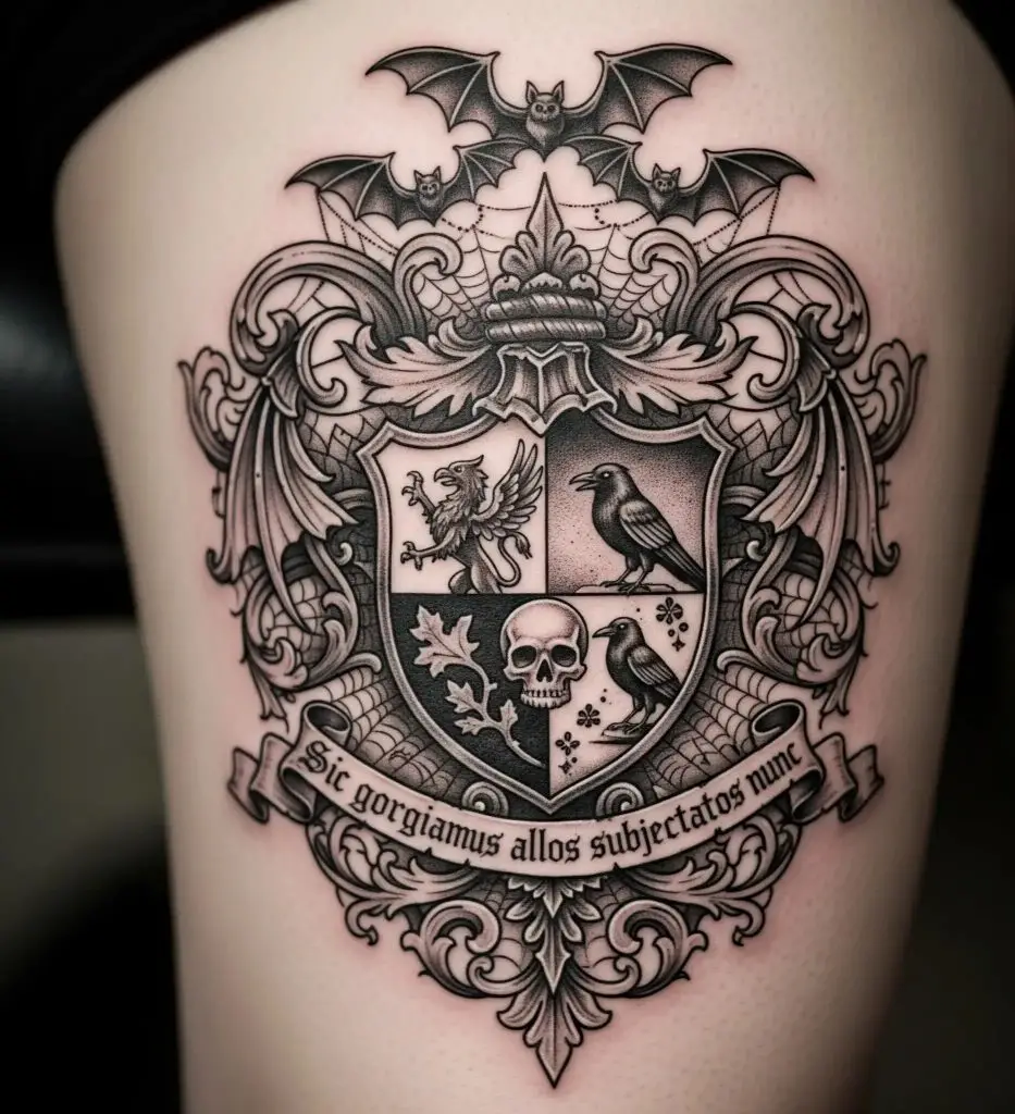 The Addams Family Crest