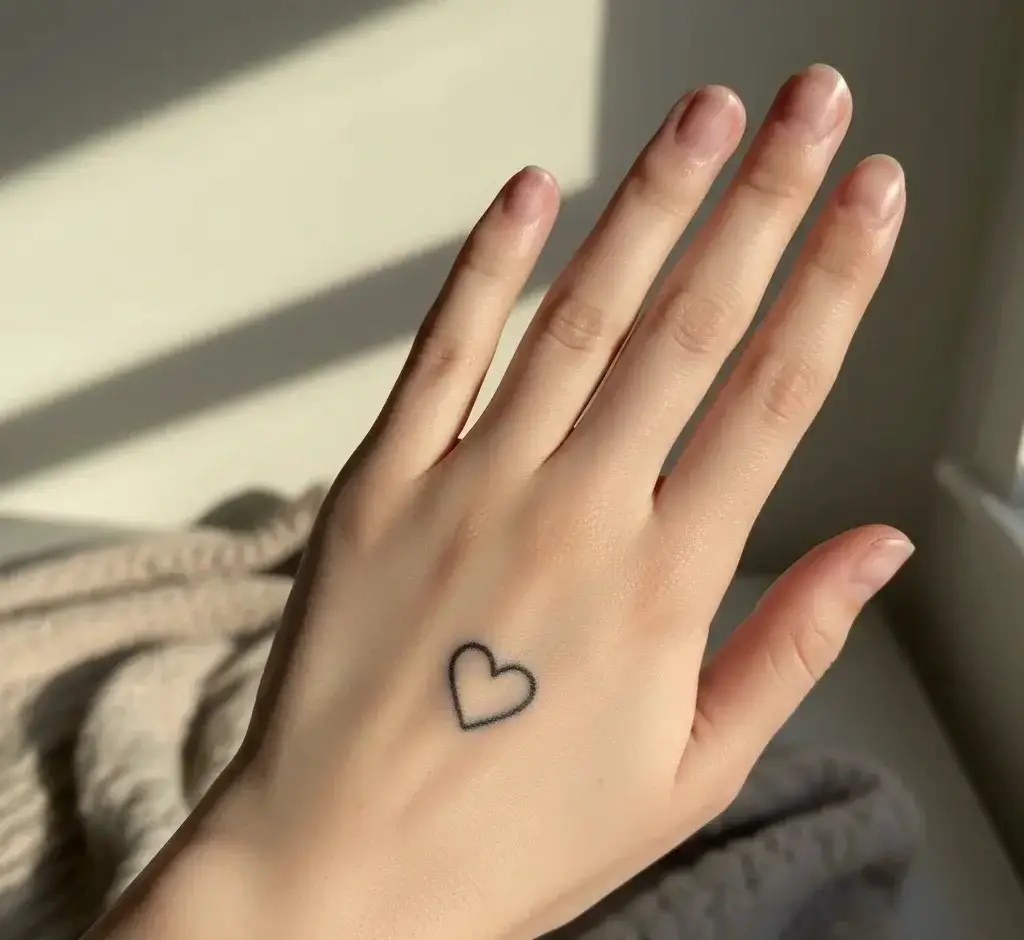 Tiny Heart Near the Thumb