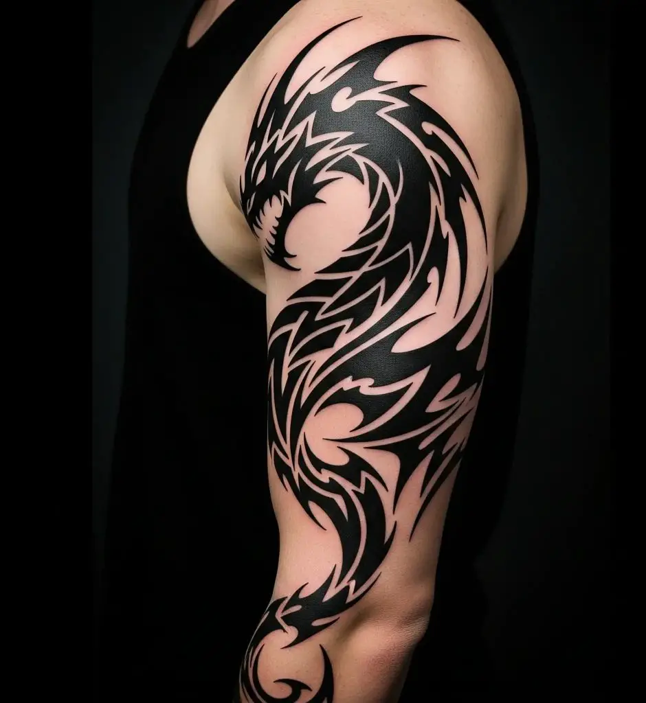 Tribal Dragon Wrap