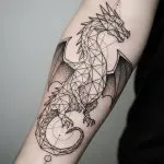 dragon arm tattoo