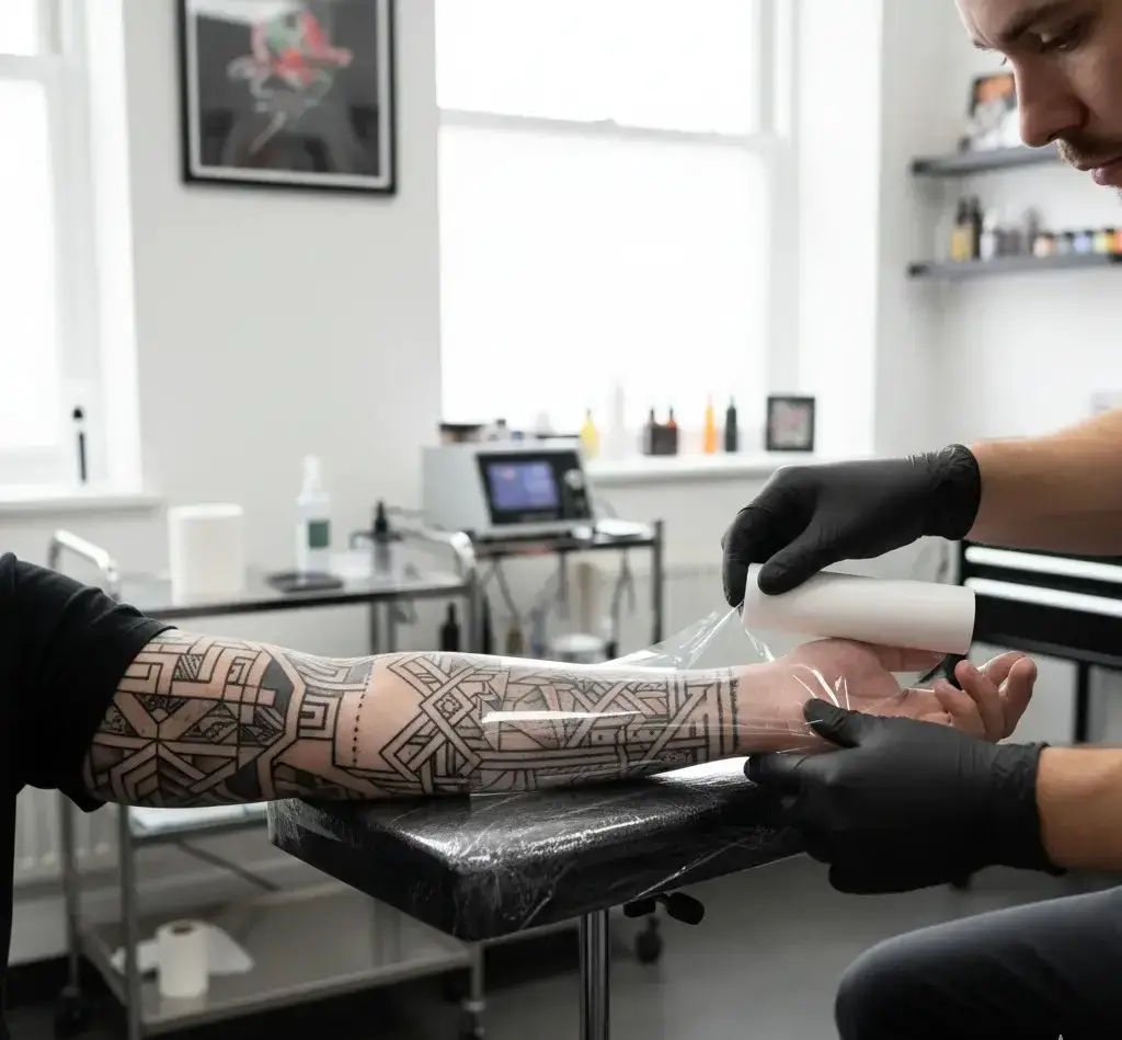 Is It Safe to Use Saniderm Once a Tattoo Has Started Scabbing