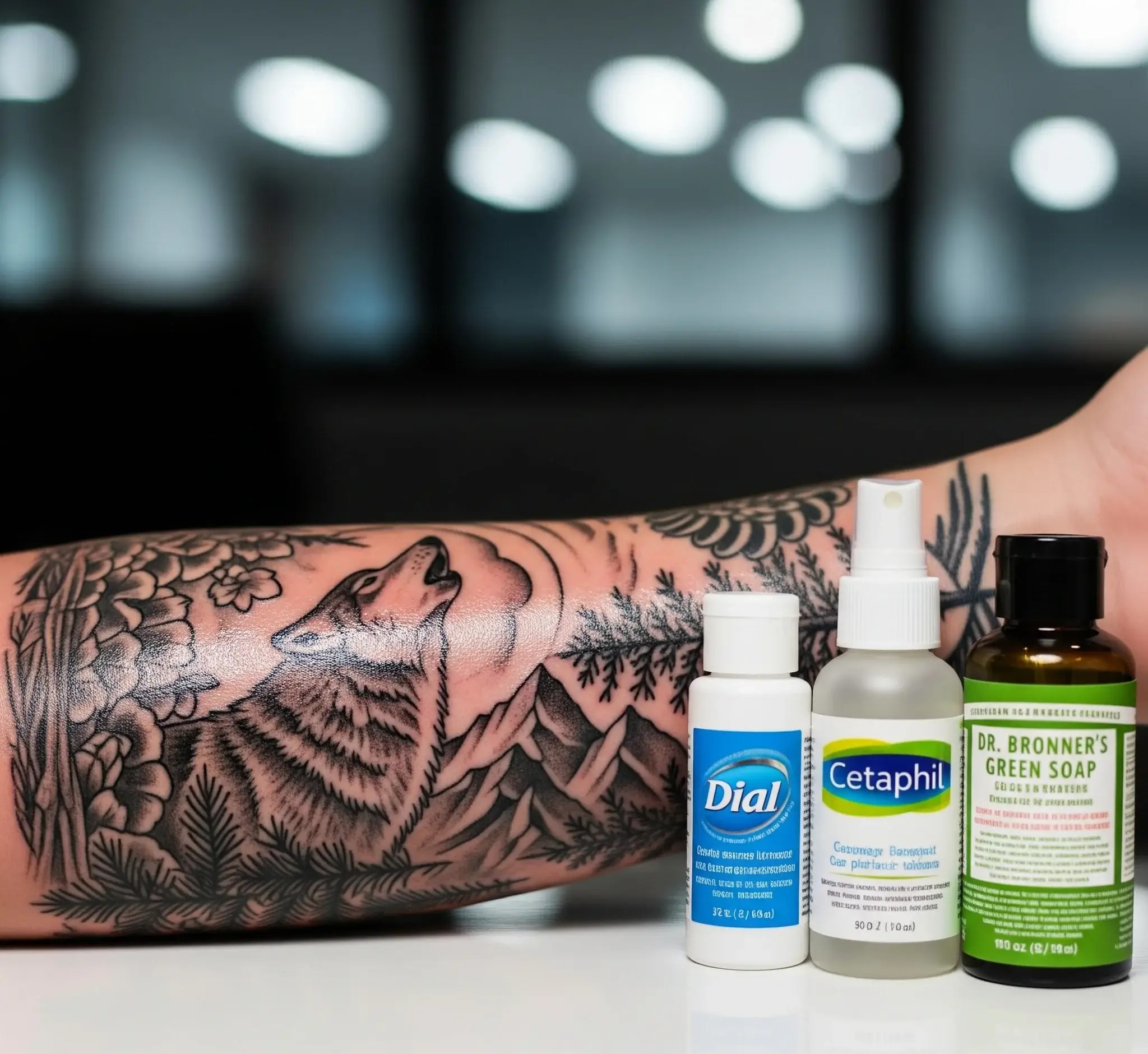 use instead of green soap for tattooing
