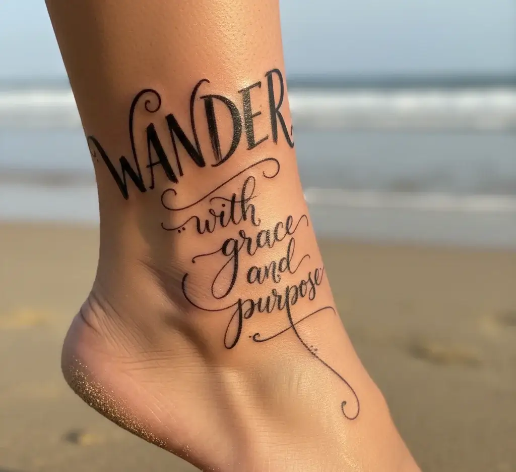 Ankle-to-Foot Flowing Script
