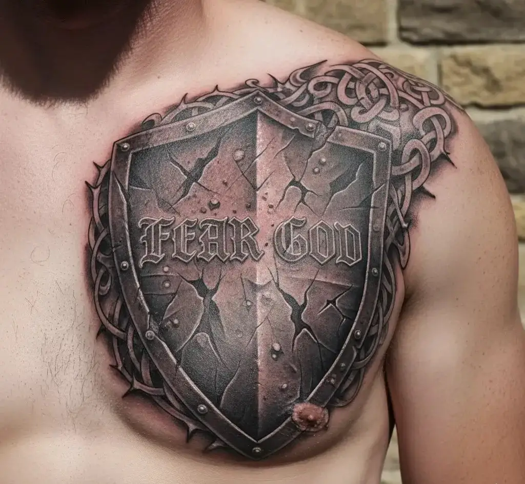 Armor Shield with Text