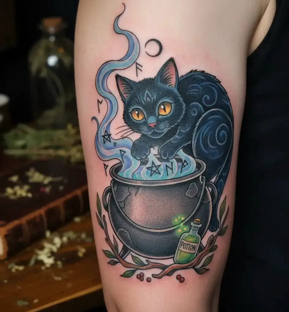 Cat and Cauldron