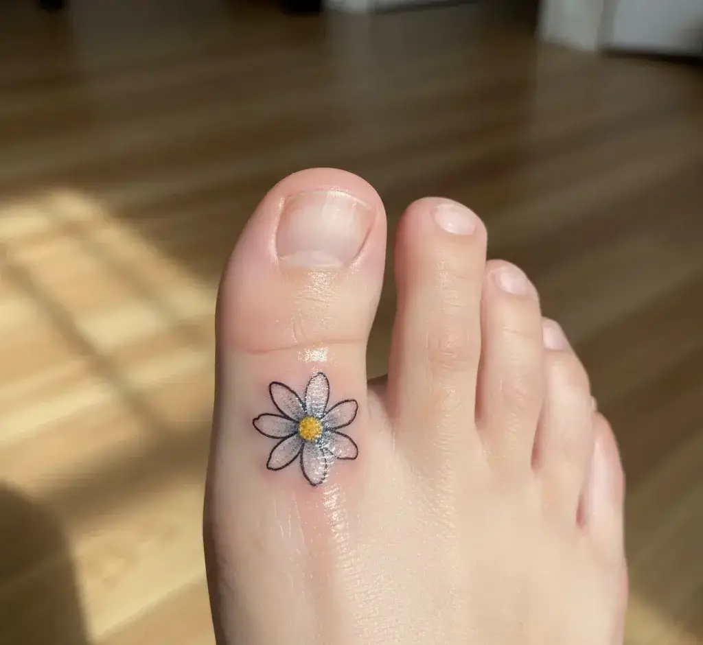 Daisy Flower Tattoo